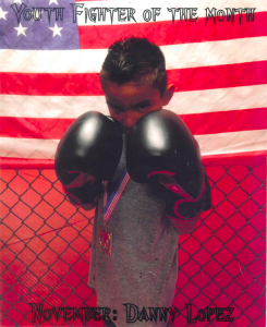 Danny Lopez Youth Fighter of the Month Bryan College Station texas